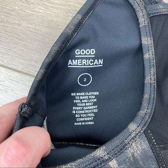 Good American The Barely There Leopard Print Bralette Sz.2(M) - Picture 6 of 11